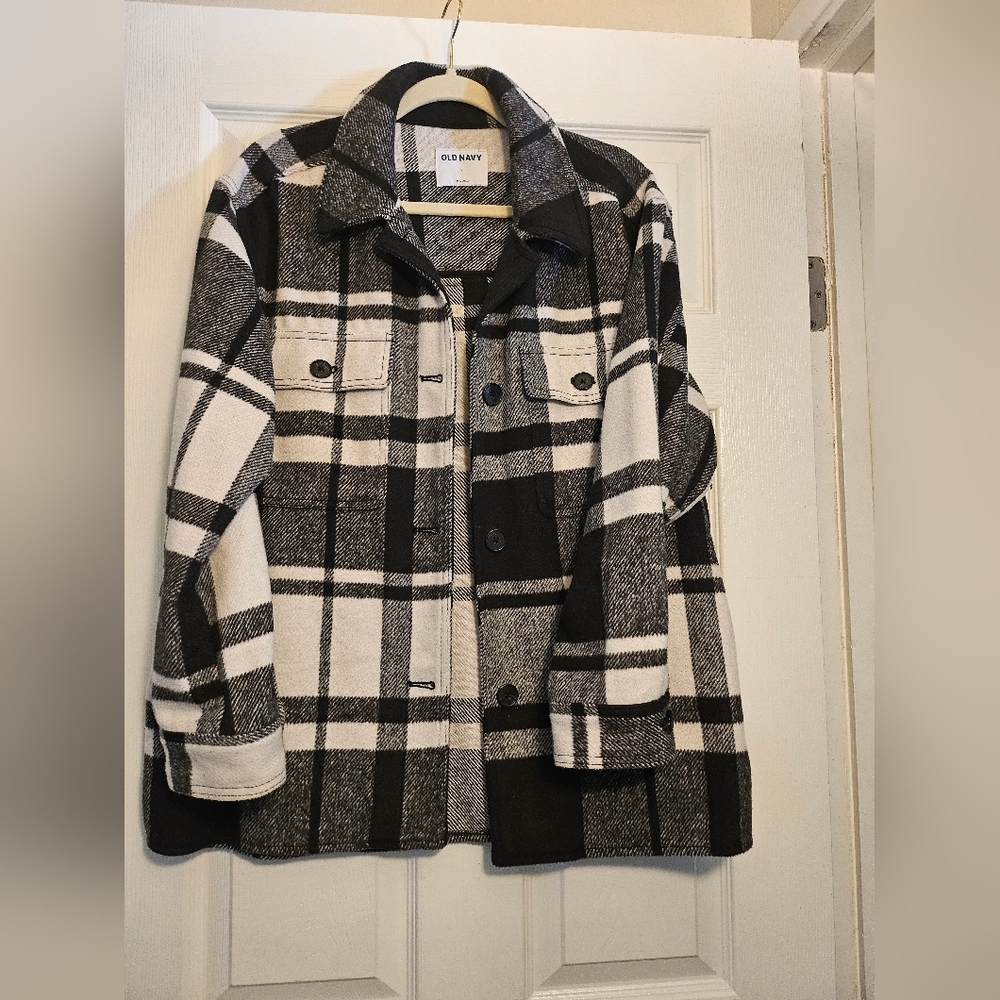 Old Navy plaid jacket